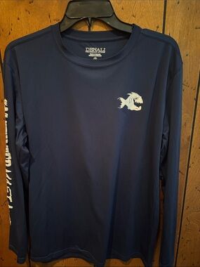 Denali Men's Navy Long-Sleeve Performance Tee